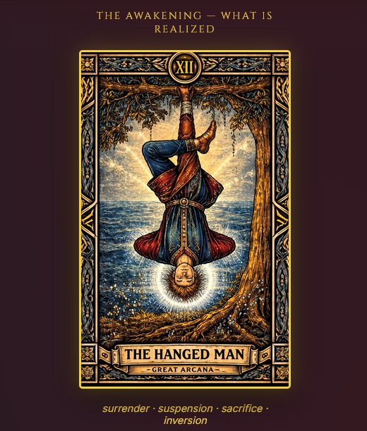 The Hanged Man: The Awakening in Chloë's Treefold Gate